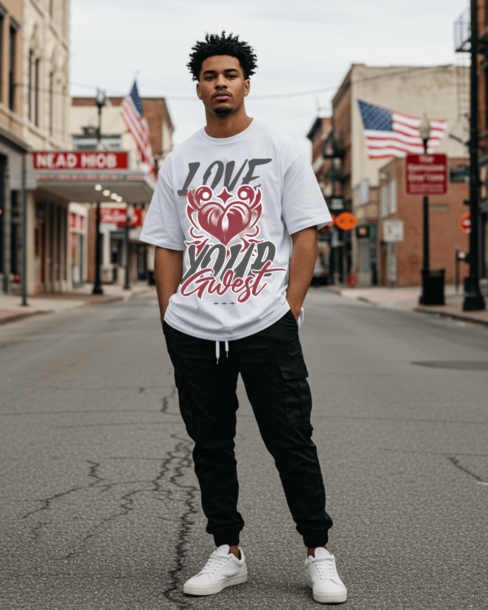 G West Love Your Self Oversized T-Shirt Mens G West