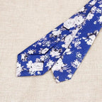 Luxury Flower Handmade Cotton Ties For Men Classic Colorful Printed Floral Designs Necktie For Wedding Stevvex