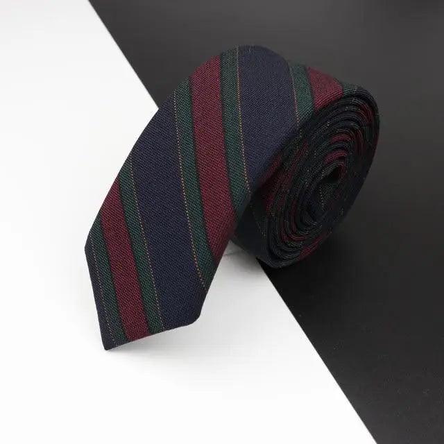 Luxury High Quality Black Grey Skinny Wool Tie For Men Business Meeting Necktie Fashionable Design Excellent Men Gift Stevvex