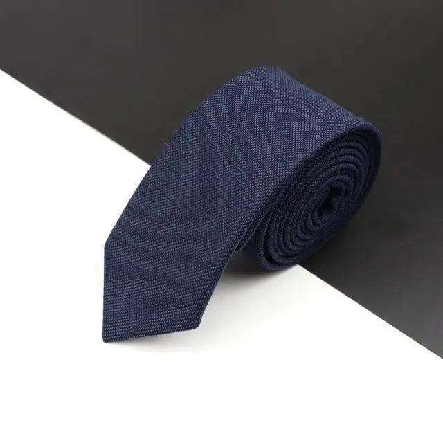Luxury High Quality Black Grey Skinny Wool Tie For Men Business Meeting Necktie Fashionable Design Excellent Men Gift Stevvex