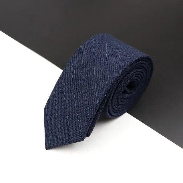 Luxury High Quality Black Grey Skinny Wool Tie For Men Business Meeting Necktie Fashionable Design Excellent Men Gift Stevvex