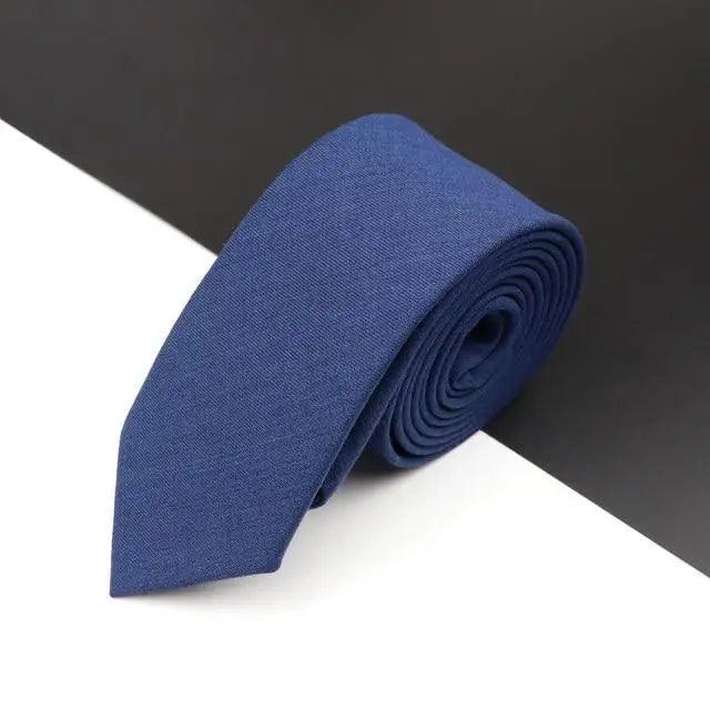 Luxury High Quality Black Grey Skinny Wool Tie For Men Business Meeting Necktie Fashionable Design Excellent Men Gift Stevvex