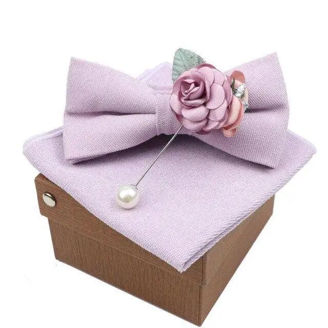 Luxury Men Cotton Colorful Bowtie Elegant Design Perfect Gifts For Men Fashionable Party Bowtie Stevvex