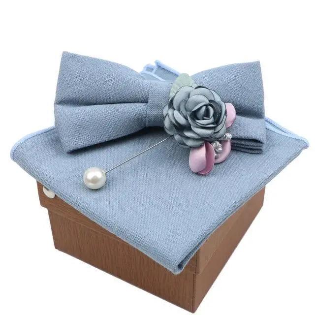 Luxury Men Cotton Colorful Bowtie Elegant Design Perfect Gifts For Men Fashionable Party Bowtie Stevvex