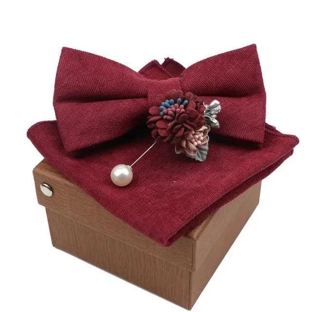 Luxury Men Cotton Colorful Bowtie Elegant Design Perfect Gifts For Men Fashionable Party Bowtie Stevvex