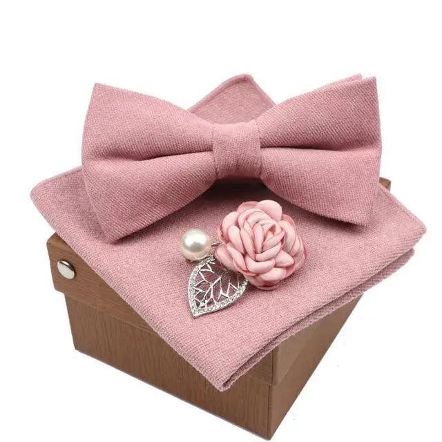 Luxury Men Cotton Colorful Bowtie Elegant Design Perfect Gifts For Men Fashionable Party Bowtie Stevvex