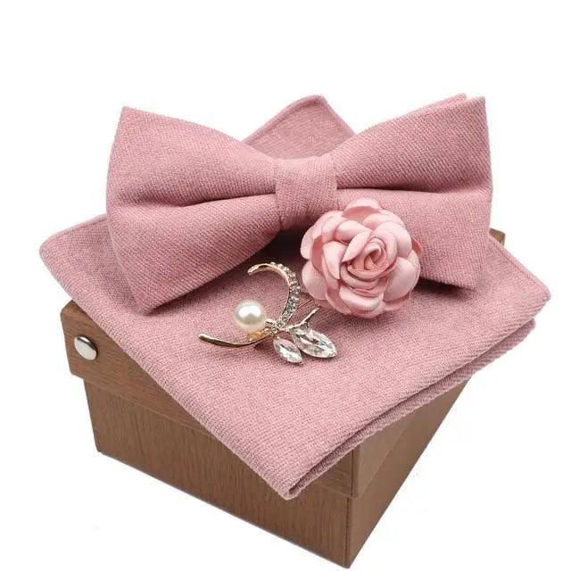 Luxury Men Cotton Colorful Bowtie Elegant Design Perfect Gifts For Men Fashionable Party Bowtie Stevvex