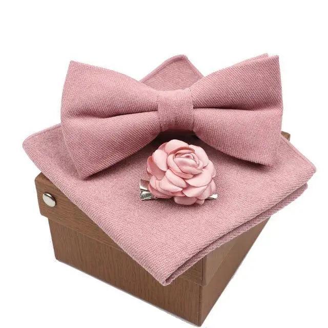 Luxury Men Cotton Colorful Bowtie Elegant Design Perfect Gifts For Men Fashionable Party Bowtie Stevvex