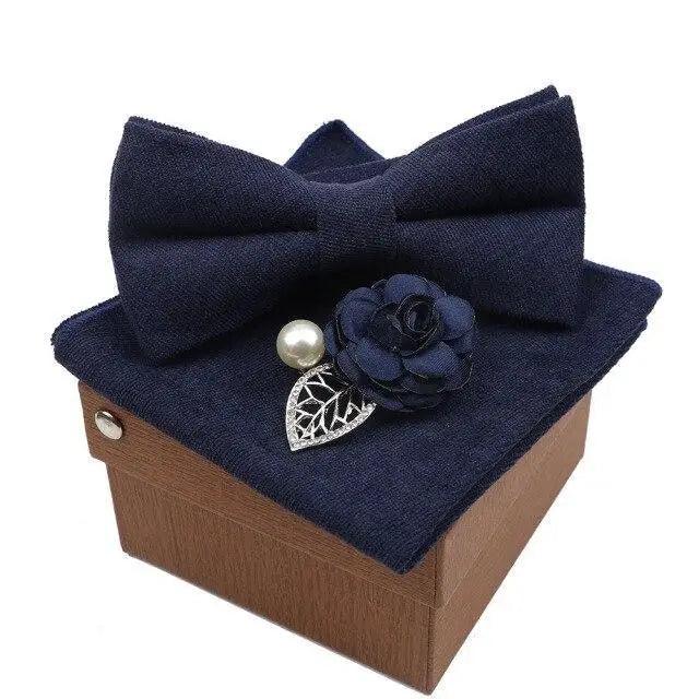 Luxury Men Cotton Colorful Bowtie Elegant Design Perfect Gifts For Men Fashionable Party Bowtie Stevvex