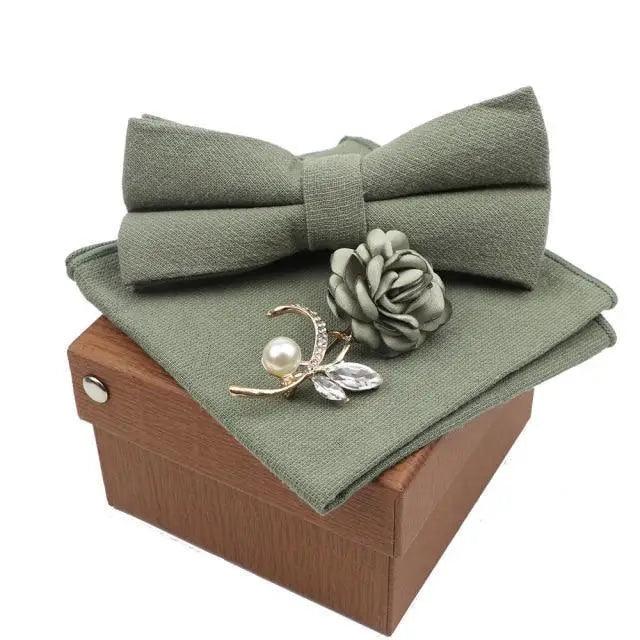Luxury Men Cotton Colorful Bowtie Elegant Design Perfect Gifts For Men Fashionable Party Bowtie Stevvex
