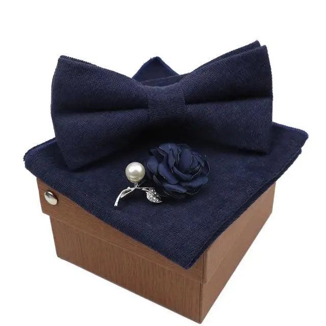 Luxury Men Cotton Colorful Bowtie Elegant Design Perfect Gifts For Men Fashionable Party Bowtie Stevvex