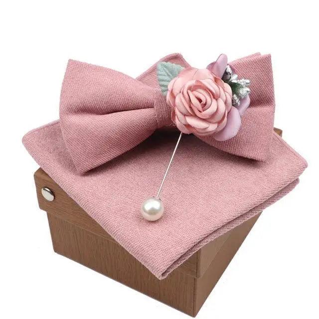 Luxury Men Cotton Colorful Bowtie Elegant Design Perfect Gifts For Men Fashionable Party Bowtie Stevvex