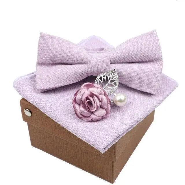 Luxury Men Cotton Colorful Bowtie Elegant Design Perfect Gifts For Men Fashionable Party Bowtie Stevvex