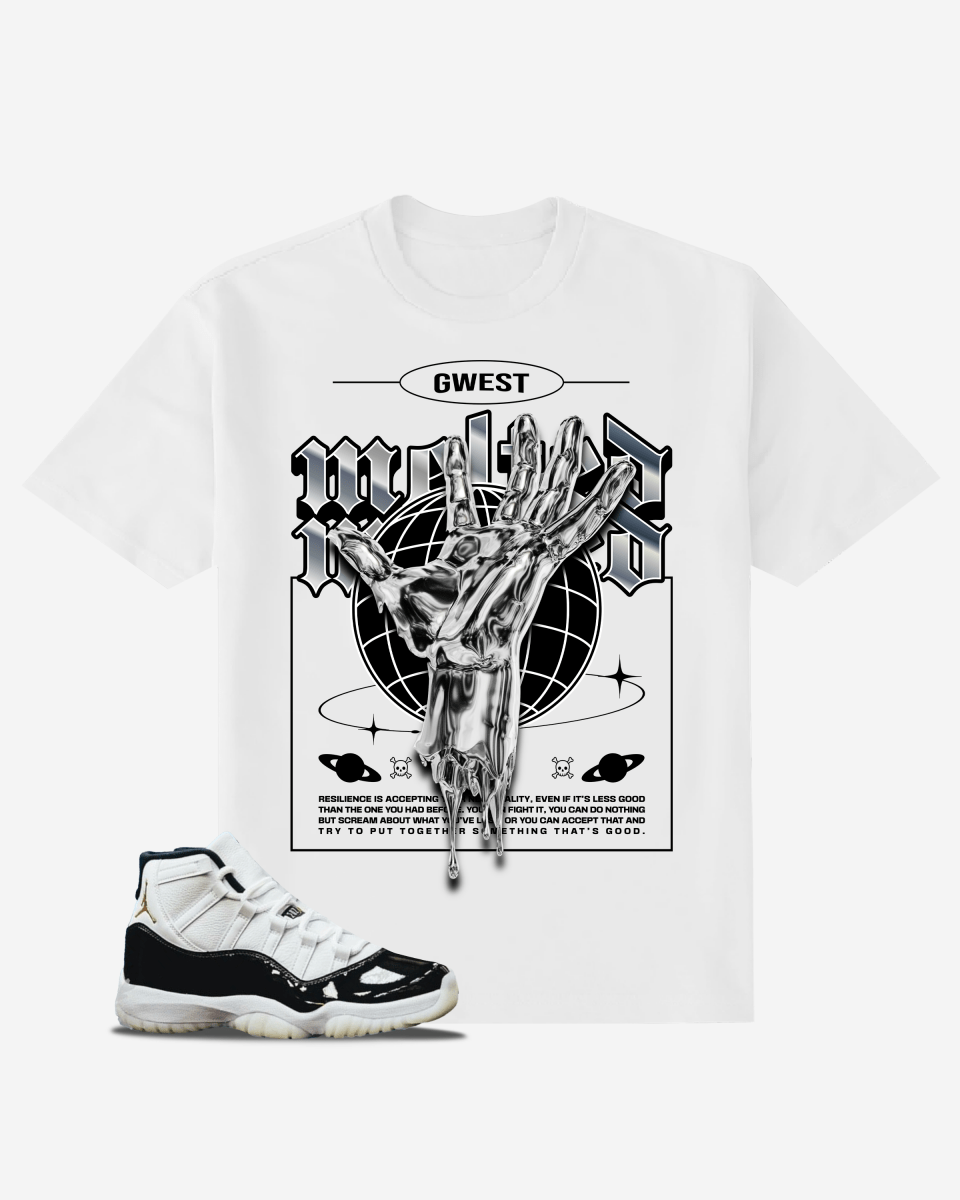 G West Melted Oversized T-Shirt Mens G West