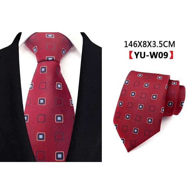 Men Business Elegant Necktie Design Silk Wedding Tie For Men Office Mens Fashion Formal Tie Stevvex