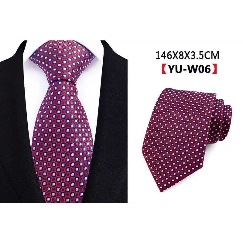 Men Business Elegant Necktie Design Silk Wedding Tie For Men Office Mens Fashion Formal Tie Stevvex