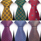 Men Business Elegant Necktie Design Silk Wedding Tie For Men Office Mens Fashion Formal Tie Stevvex