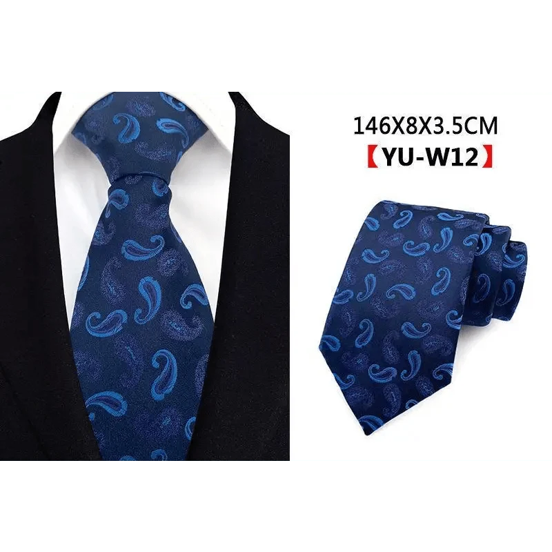 Men Business Elegant Necktie Design Silk Wedding Tie For Men Office Mens Fashion Formal Tie Stevvex