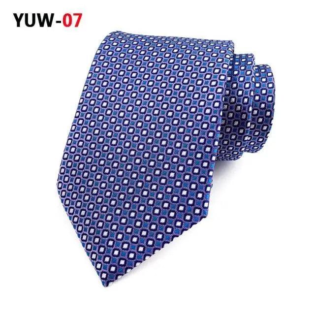 Men Business Elegant Necktie Design Silk Wedding Tie For Men Office Mens Fashion Formal Tie Stevvex