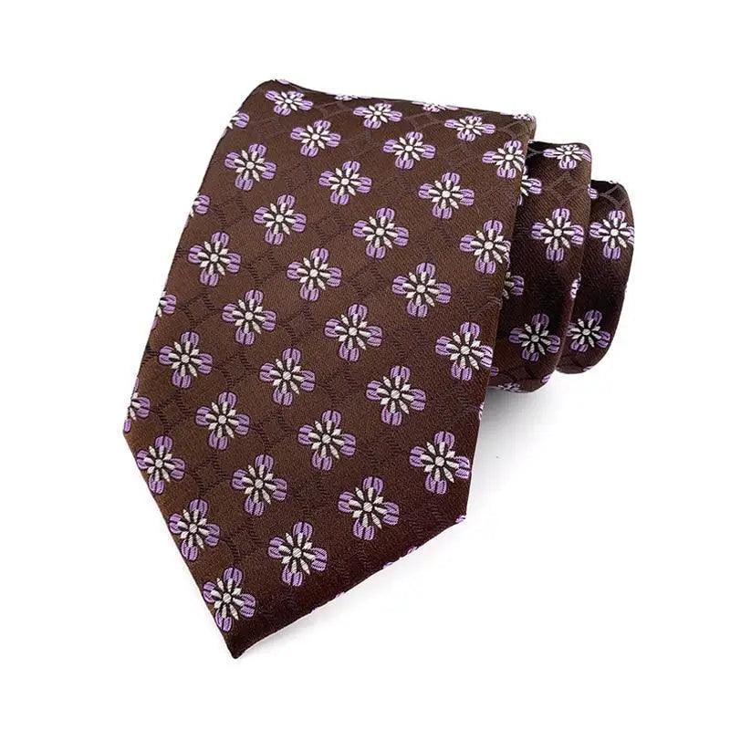 Men Business Elegant Necktie Design Silk Wedding Tie For Men Office Mens Fashion Formal Tie Stevvex
