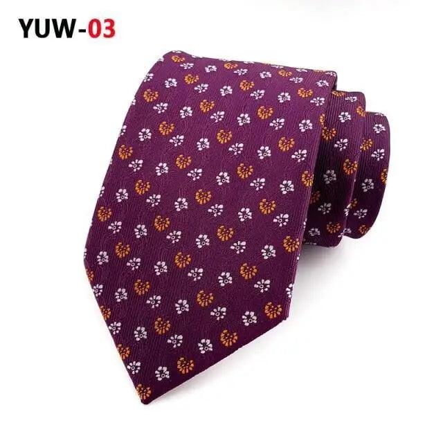 Men Business Elegant Necktie Design Silk Wedding Tie For Men Office Mens Fashion Formal Tie Stevvex