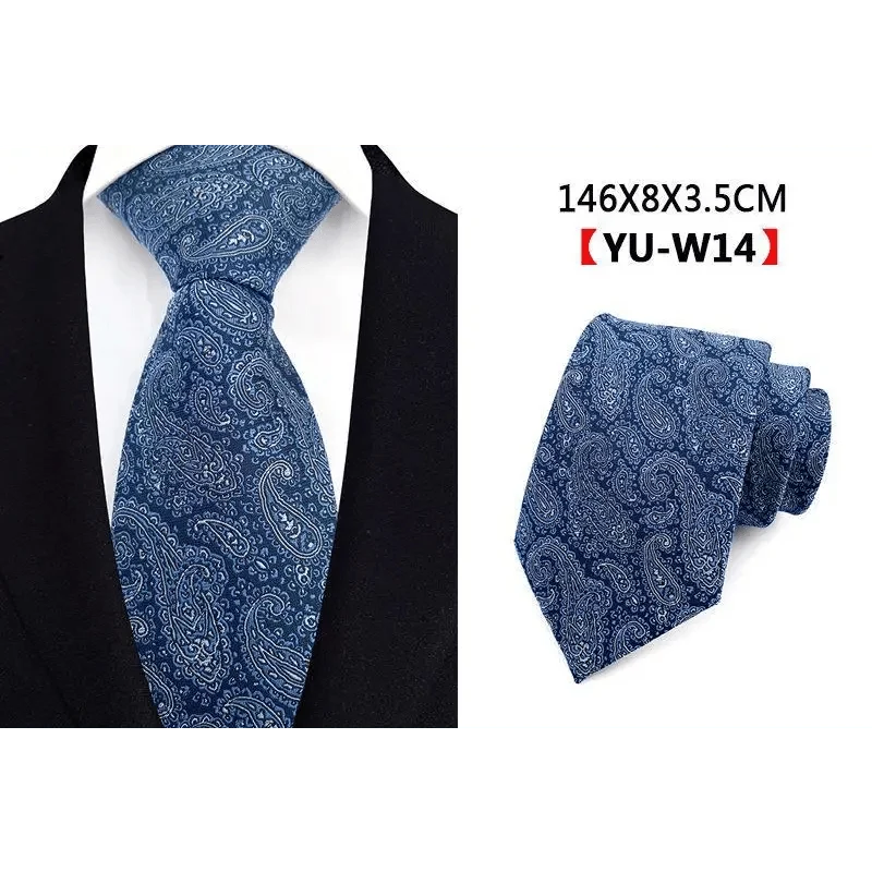 Men Business Elegant Necktie Design Silk Wedding Tie For Men Office Mens Fashion Formal Tie Stevvex