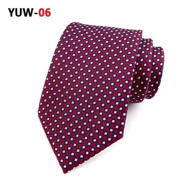 Men Business Elegant Necktie Design Silk Wedding Tie For Men Office Mens Fashion Formal Tie Stevvex