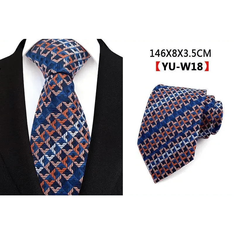 Men Business Elegant Necktie Design Silk Wedding Tie For Men Office Mens Fashion Formal Tie Stevvex