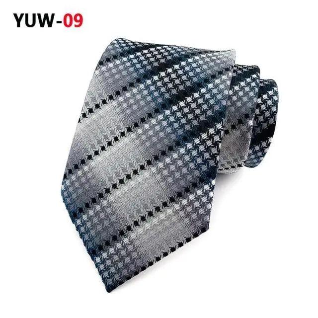Men Business Elegant Necktie Design Silk Wedding Tie For Men Office Mens Fashion Formal Tie Stevvex