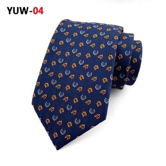 Men Business Elegant Necktie Design Silk Wedding Tie For Men Office Mens Fashion Formal Tie Stevvex