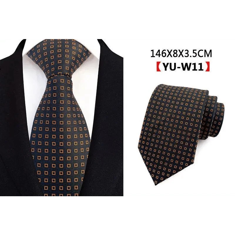 Men Business Elegant Necktie Design Silk Wedding Tie For Men Office Mens Fashion Formal Tie Stevvex