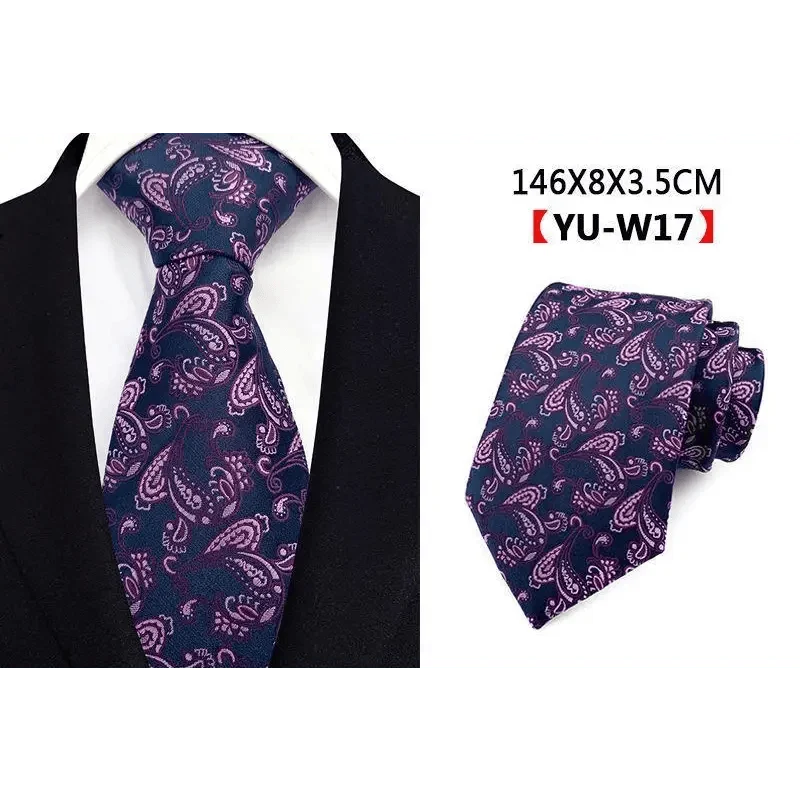 Men Business Elegant Necktie Design Silk Wedding Tie For Men Office Mens Fashion Formal Tie Stevvex