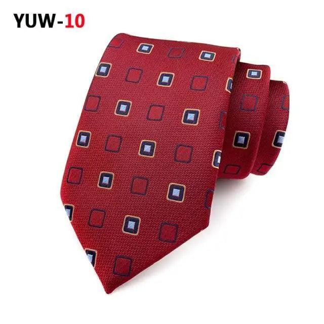Men Business Elegant Necktie Design Silk Wedding Tie For Men Office Mens Fashion Formal Tie Stevvex