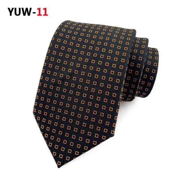 Men Business Elegant Necktie Design Silk Wedding Tie For Men Office Mens Fashion Formal Tie Stevvex
