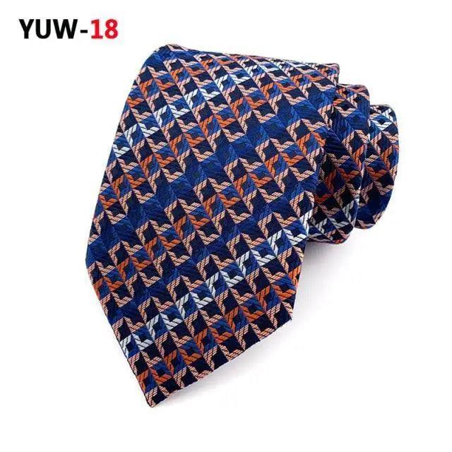 Men Business Elegant Necktie Design Silk Wedding Tie For Men Office Mens Fashion Formal Tie Stevvex