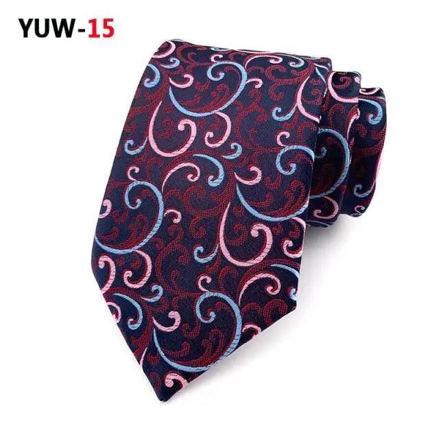 Men Business Elegant Necktie Design Silk Wedding Tie For Men Office Mens Fashion Formal Tie Stevvex