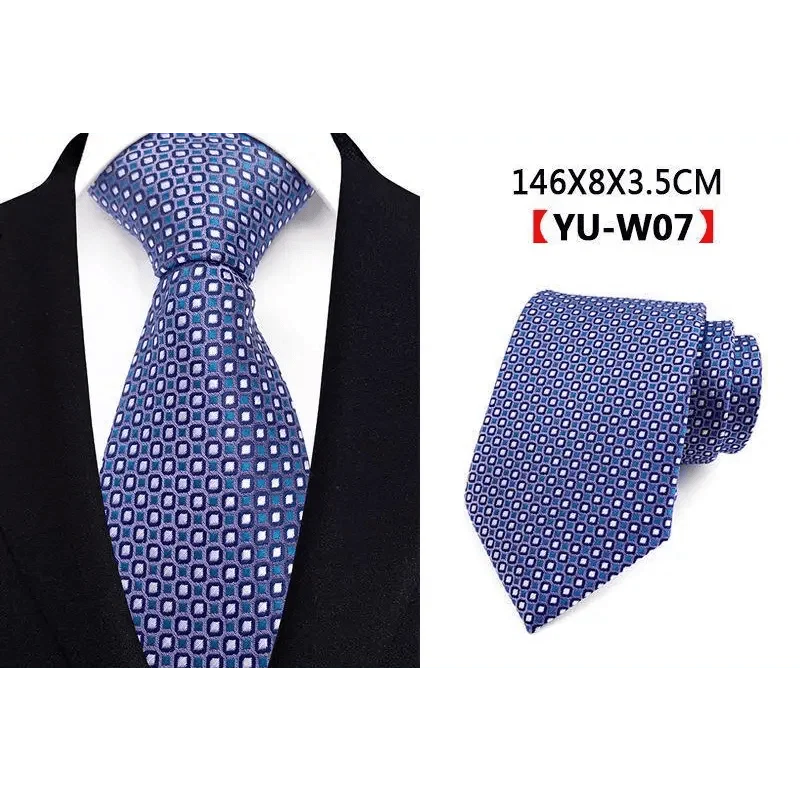 Men Business Elegant Necktie Design Silk Wedding Tie For Men Office Mens Fashion Formal Tie Stevvex