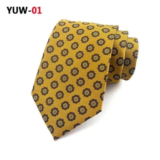 Men Business Elegant Necktie Design Silk Wedding Tie For Men Office Mens Fashion Formal Tie Stevvex