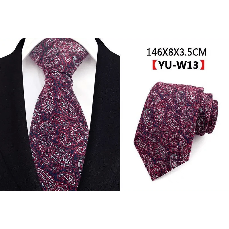 Men Business Elegant Necktie Design Silk Wedding Tie For Men Office Mens Fashion Formal Tie Stevvex