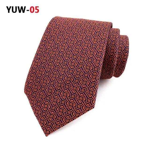 Men Business Elegant Necktie Design Silk Wedding Tie For Men Office Mens Fashion Formal Tie Stevvex
