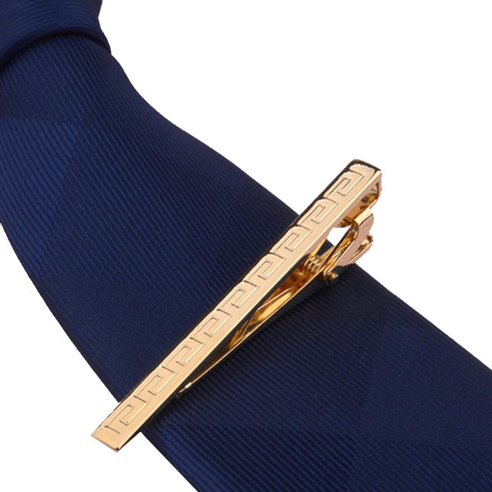 Men Metal Alloy Tie Clip Clamp Necktie Bar Clasp Tie Bar Clip Men's Tie Bar Necktie Bar Men's Tie Accessories Men’s Tie Clips Classic Gift Wedding Bridegroom Business Fashion Formal Gifts Stevvex