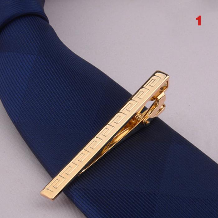 Men Metal Alloy Tie Clip Clamp Necktie Bar Clasp Tie Bar Clip Men's Tie Bar Necktie Bar Men's Tie Accessories Men’s Tie Clips Classic Gift Wedding Bridegroom Business Fashion Formal Gifts Stevvex