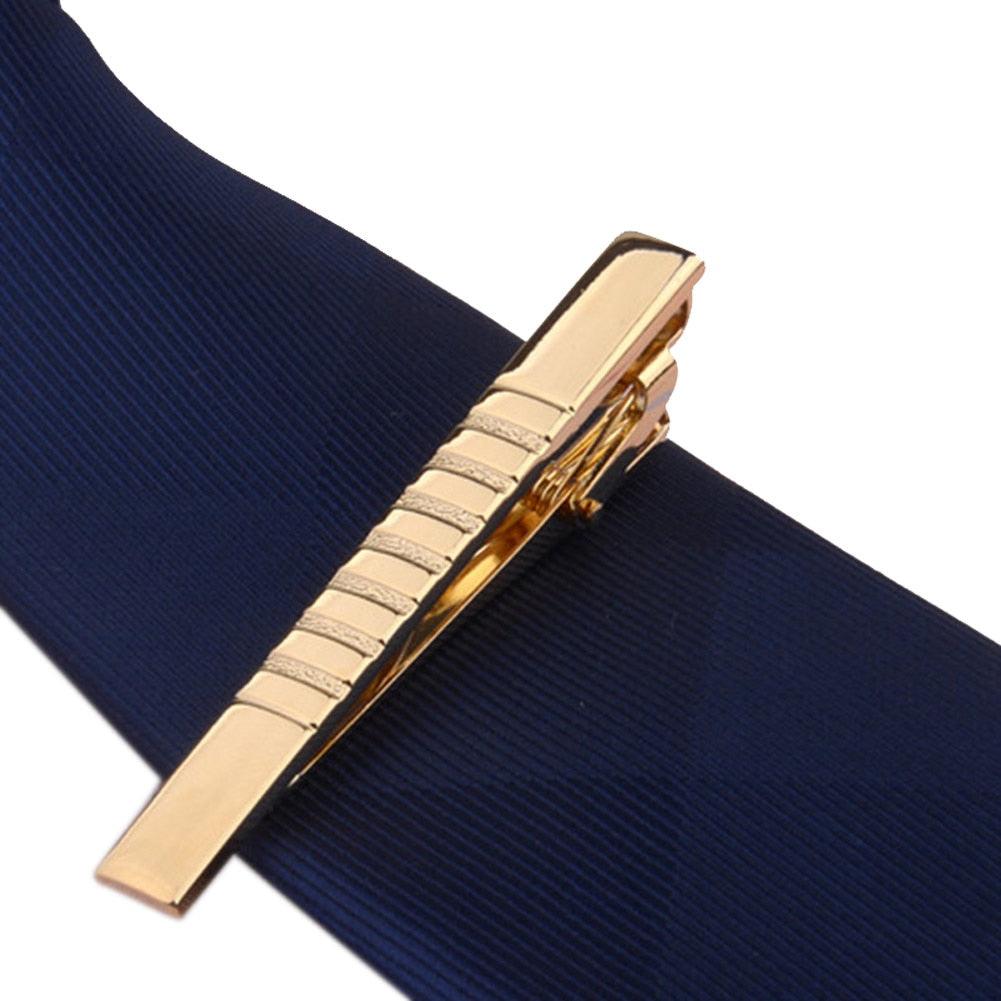 Men Metal Alloy Tie Clip Clamp Necktie Bar Clasp Tie Bar Clip Men's Tie Bar Necktie Bar Men's Tie Accessories Men’s Tie Clips Classic Gift Wedding Bridegroom Business Fashion Formal Gifts Stevvex
