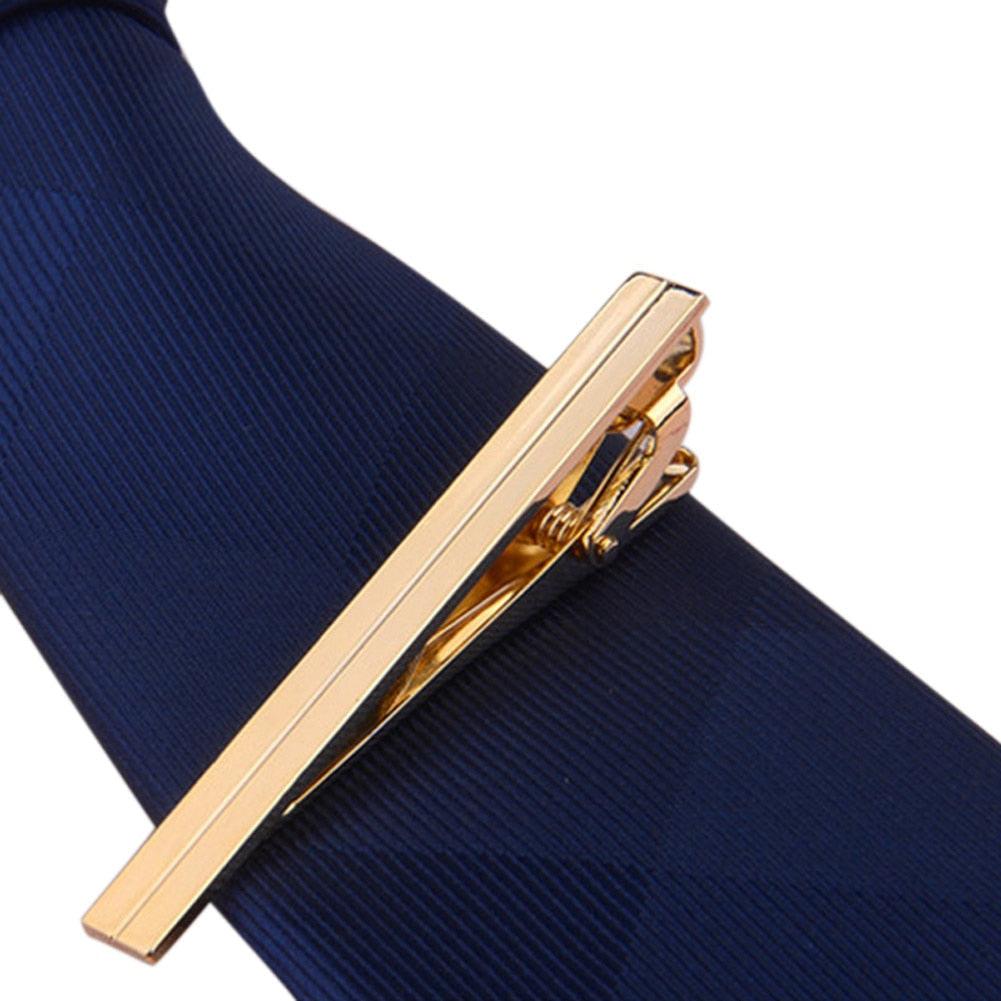 Men Metal Alloy Tie Clip Clamp Necktie Bar Clasp Tie Bar Clip Men's Tie Bar Necktie Bar Men's Tie Accessories Men’s Tie Clips Classic Gift Wedding Bridegroom Business Fashion Formal Gifts Stevvex
