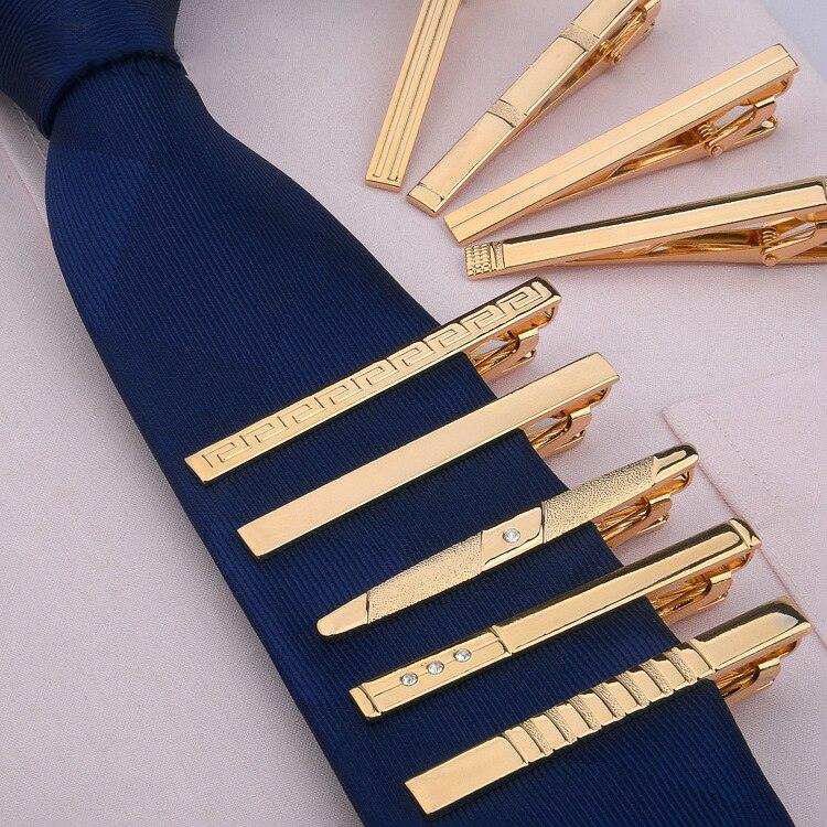 Men Metal Alloy Tie Clip Clamp Necktie Bar Clasp Tie Bar Clip Men's Tie Bar Necktie Bar Men's Tie Accessories Men’s Tie Clips Classic Gift Wedding Bridegroom Business Fashion Formal Gifts Stevvex