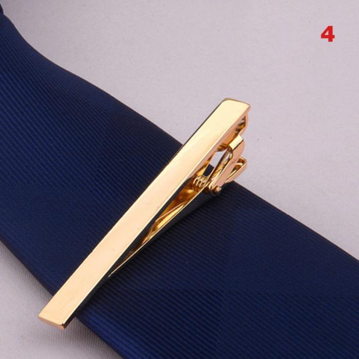 Men Metal Alloy Tie Clip Clamp Necktie Bar Clasp Tie Bar Clip Men's Tie Bar Necktie Bar Men's Tie Accessories Men’s Tie Clips Classic Gift Wedding Bridegroom Business Fashion Formal Gifts Stevvex