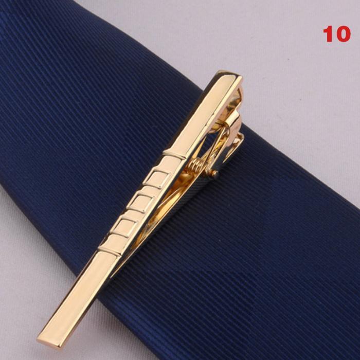 Men Metal Alloy Tie Clip Clamp Necktie Bar Clasp Tie Bar Clip Men's Tie Bar Necktie Bar Men's Tie Accessories Men’s Tie Clips Classic Gift Wedding Bridegroom Business Fashion Formal Gifts Stevvex