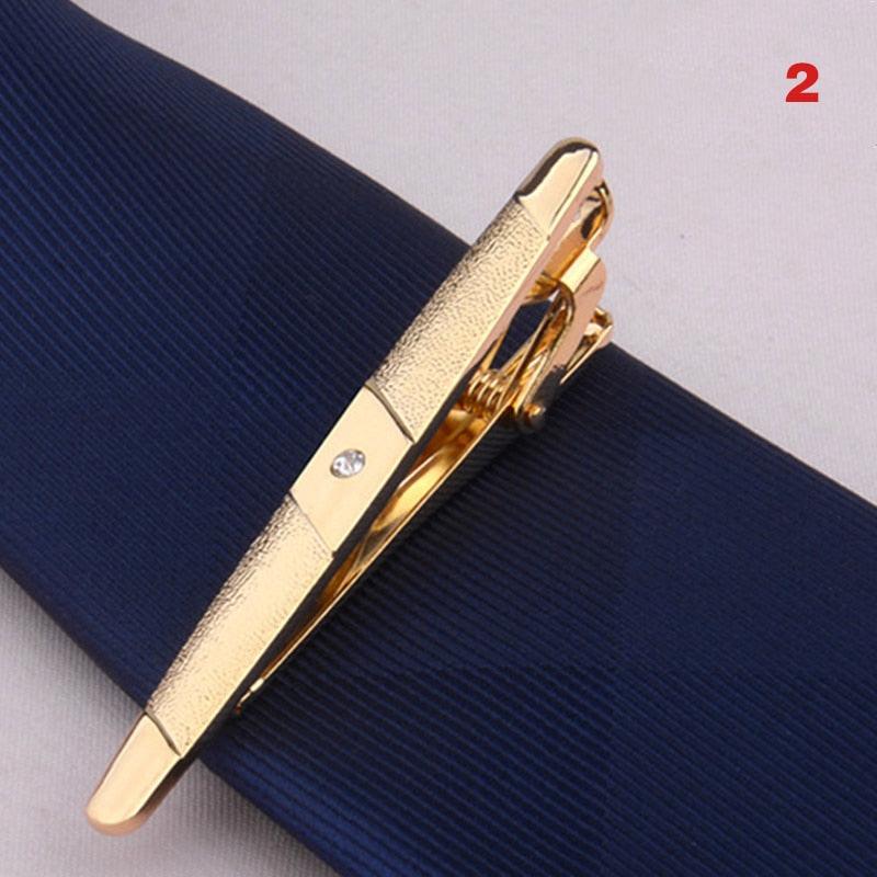 Men Metal Alloy Tie Clip Clamp Necktie Bar Clasp Tie Bar Clip Men's Tie Bar Necktie Bar Men's Tie Accessories Men’s Tie Clips Classic Gift Wedding Bridegroom Business Fashion Formal Gifts Stevvex