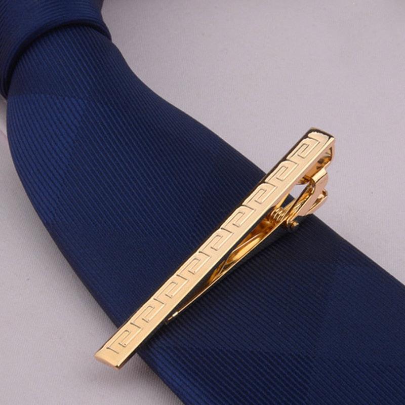 Men Metal Alloy Tie Clip Clamp Necktie Bar Clasp Tie Bar Clip Men's Tie Bar Necktie Bar Men's Tie Accessories Men’s Tie Clips Classic Gift Wedding Bridegroom Business Fashion Formal Gifts Stevvex