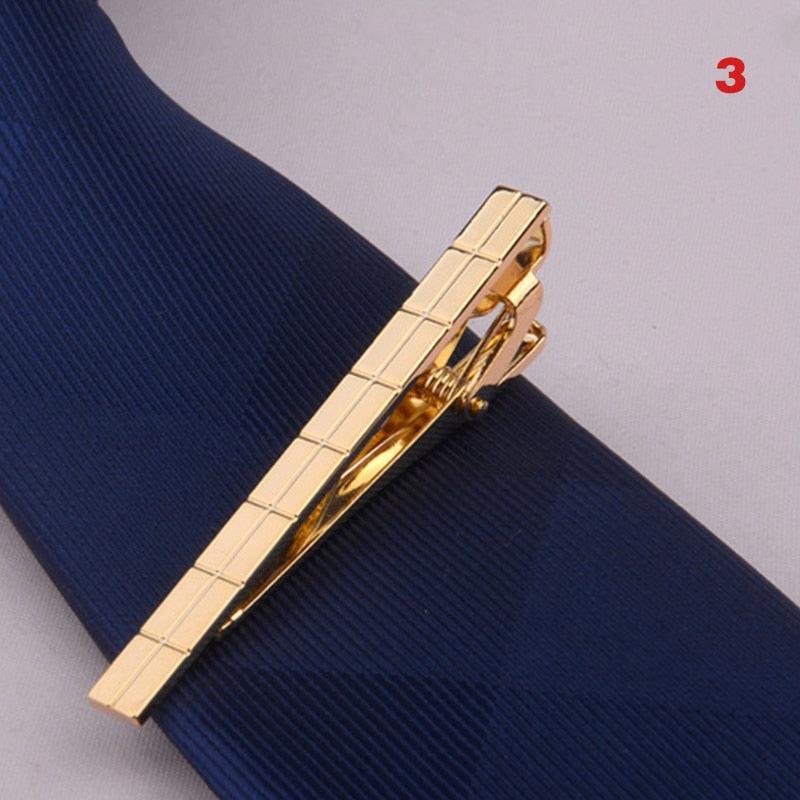 Men Metal Alloy Tie Clip Clamp Necktie Bar Clasp Tie Bar Clip Men's Tie Bar Necktie Bar Men's Tie Accessories Men’s Tie Clips Classic Gift Wedding Bridegroom Business Fashion Formal Gifts Stevvex